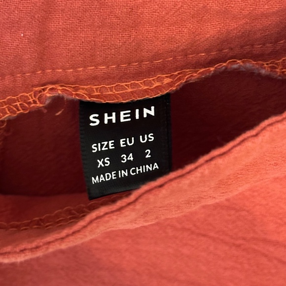 Rust/Terracotta - Flutter Crop Top & Maxi Skirt Set - XS - Picture 8 of 8